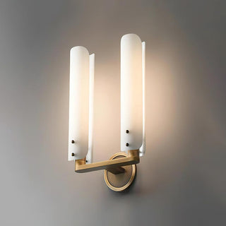 Sentry Minimalist Brass Wall Sconce