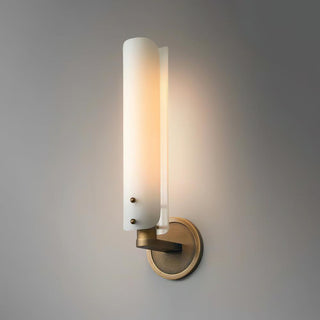 Sentry Minimalist Brass Wall Sconce
