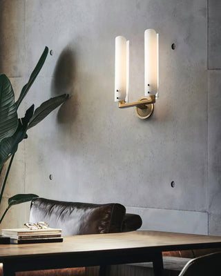 Sentry Minimalist Brass Wall Sconce