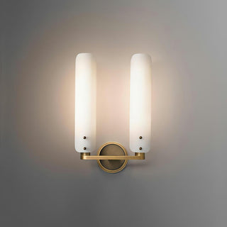 Sentry Minimalist Brass Wall Sconce