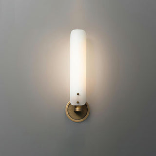 Sentry Minimalist Brass Wall Sconce
