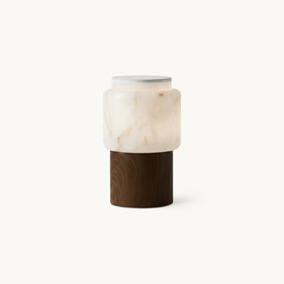 Noah Modern Marble & Wood Table Lamp
