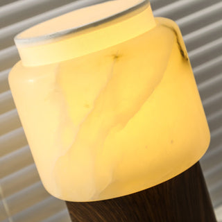 Noah Modern Marble & Wood Table Lamp
