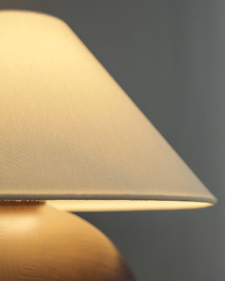 Orbis Space-Saving Wood Table Lamp