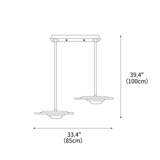 Gable Architectural Wood Chandelier