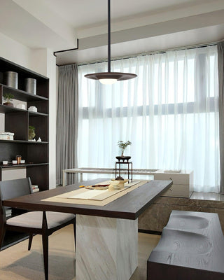 Gable Architectural Wood Chandelier