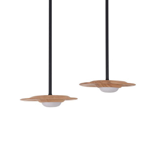 Gable Architectural Wood Chandelier