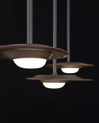 Gable Architectural Wood Chandelier