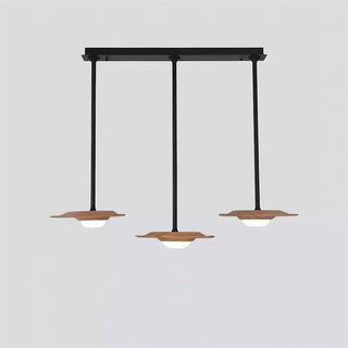 Gable Architectural Wood Chandelier