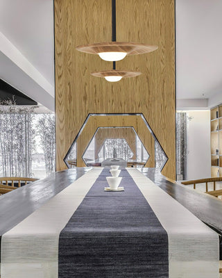 Gable Architectural Wood Chandelier