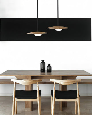 Gable Architectural Wood Chandelier