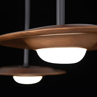 Gable Architectural Wood Chandelier