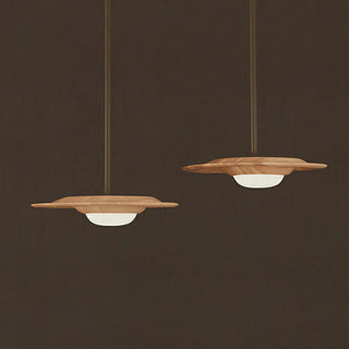 Gable Architectural Wood Chandelier