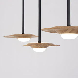 Gable Architectural Wood Chandelier