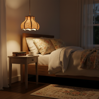 Fable Vintage Fabric Pendant Light