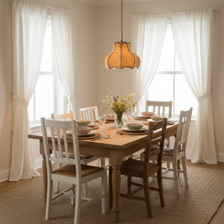 Fable Vintage Fabric Pendant Light