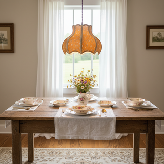 Fable Vintage Fabric Pendant Light
