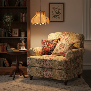 Fable Vintage Fabric Pendant Light