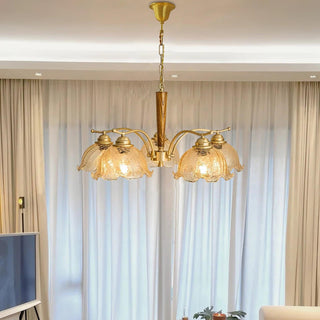 Crack Flower Vintage Metal Chandelier