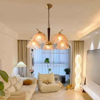 Crack Flower Vintage Metal Chandelier