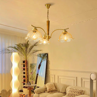 Crack Flower Vintage Metal Chandelier
