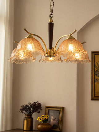 Crack Flower Vintage Metal Chandelier