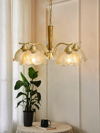 Crack Flower Vintage Metal Chandelier
