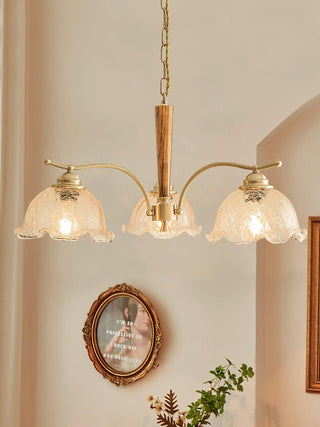Crack Flower Vintage Metal Chandelier