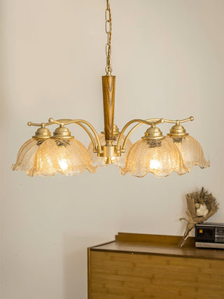 Crack Flower Vintage Metal Chandelier