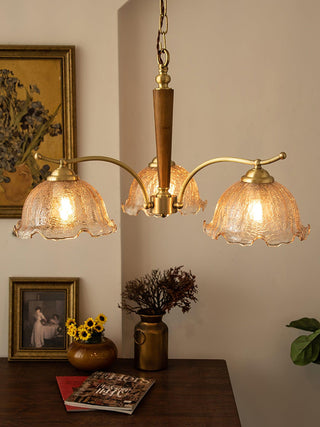 Crack Flower Vintage Metal Chandelier