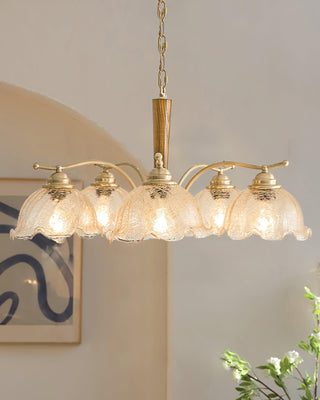 Crack Flower Vintage Metal Chandelier