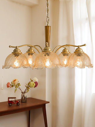 Crack Flower Vintage Metal Chandelier