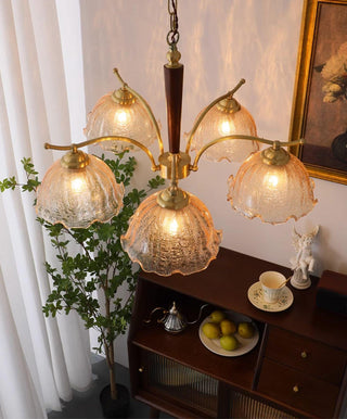 Crack Flower Vintage Metal Chandelier