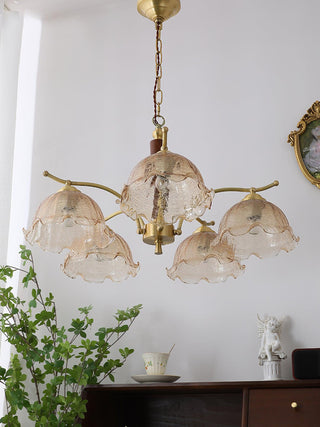 Crack Flower Vintage Metal Chandelier