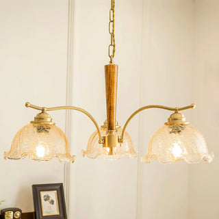 Crack Flower Vintage Metal Chandelier