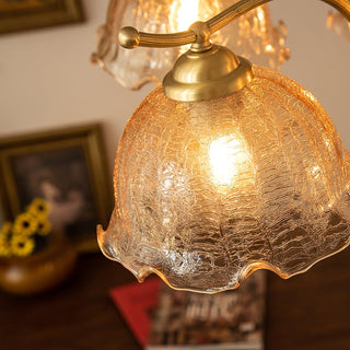 Crack Flower Vintage Metal Chandelier