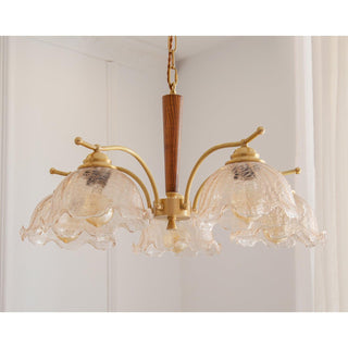 Crack Flower Vintage Metal Chandelier