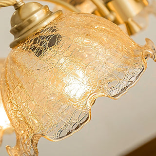 Crack Flower Vintage Metal Chandelier