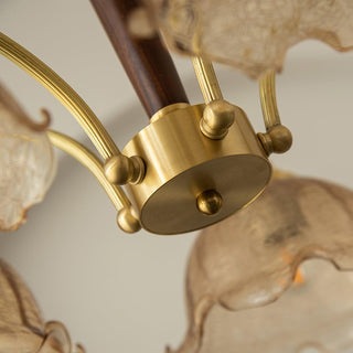 Crack Flower Vintage Metal Chandelier