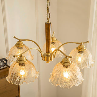 Crack Flower Vintage Metal Chandelier