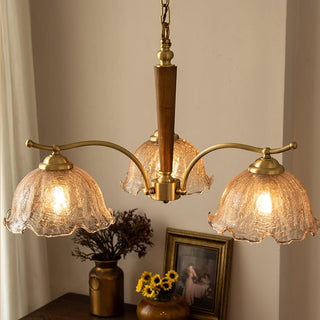 Crack Flower Vintage Metal Chandelier