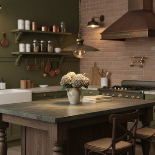 Clara Vintage Metal Pendant Light