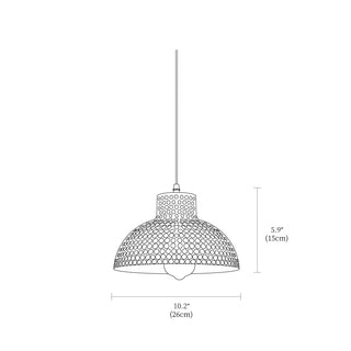Rusty Bold Iron Pendant Light