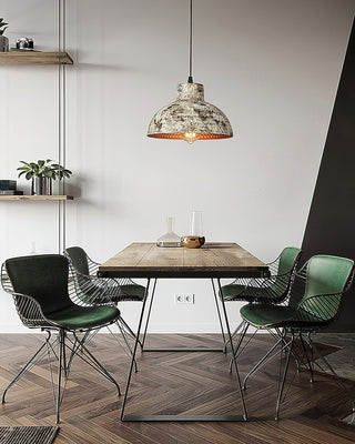 Rusty Bold Iron Pendant Light