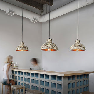 Rusty Bold Iron Pendant Light