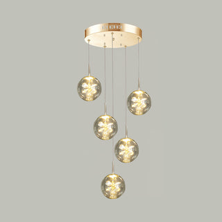 Stellar Cascading Sphere Pendant Light