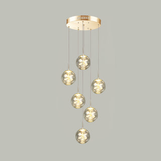 Stellar Cascading Sphere Pendant Light