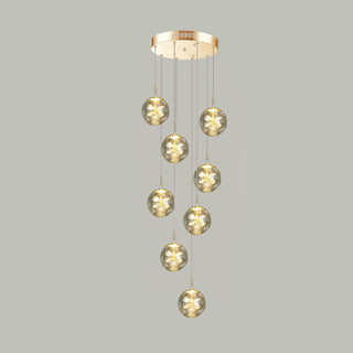 Stellar Cascading Sphere Pendant Light