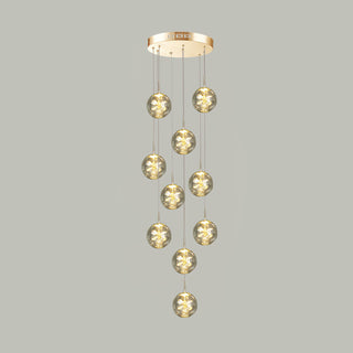 Stellar Cascading Sphere Pendant Light