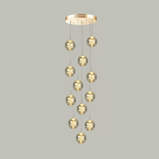 Stellar Cascading Sphere Pendant Light